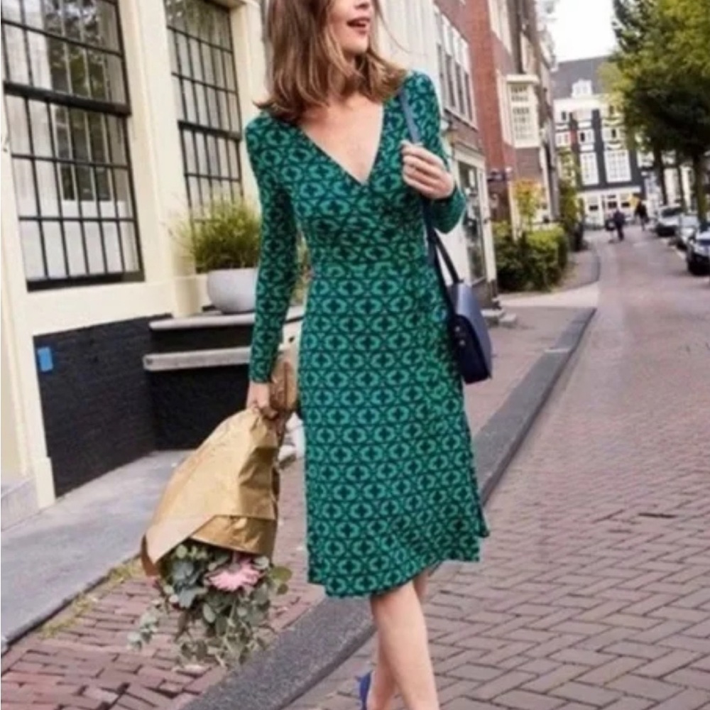 Boden Wrap Dress Size US4/UK8